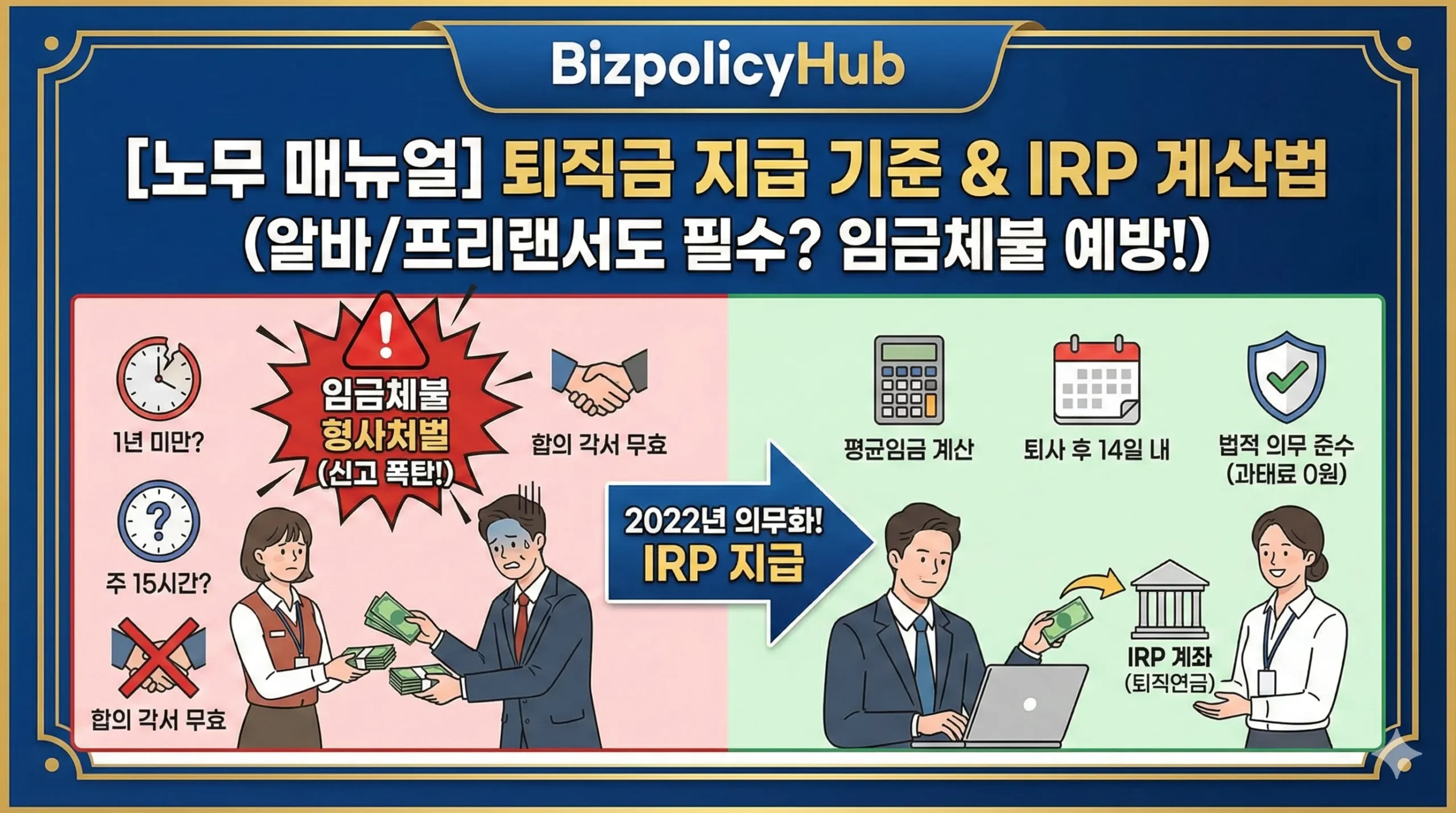 퇴직금 지급 기준 썸네일